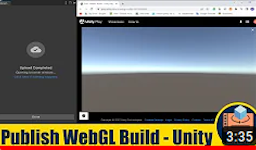 Create and Publish WebGL Build